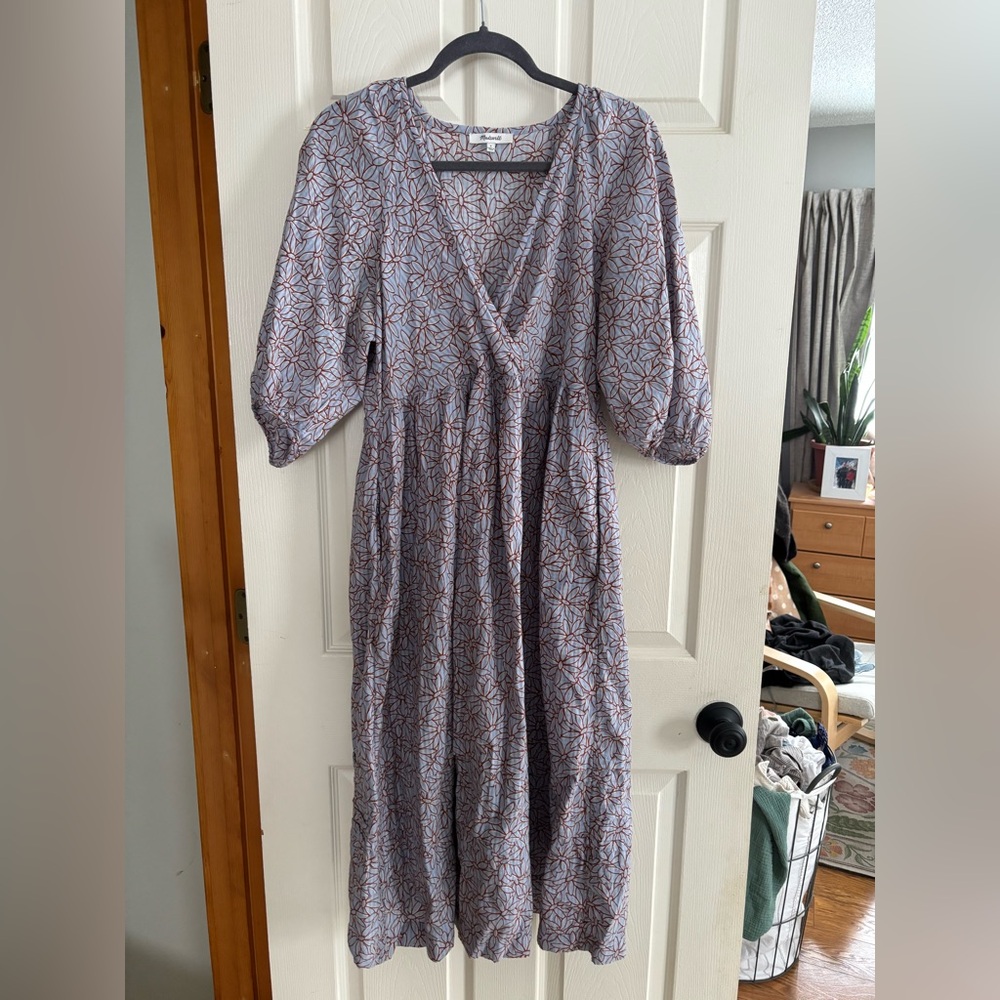 Madewell Floral Cotton Dress